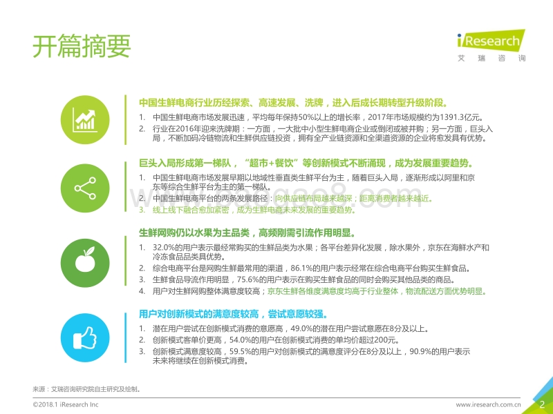 2018年中国生鲜电商行业消费洞察报告.pdf_第2页