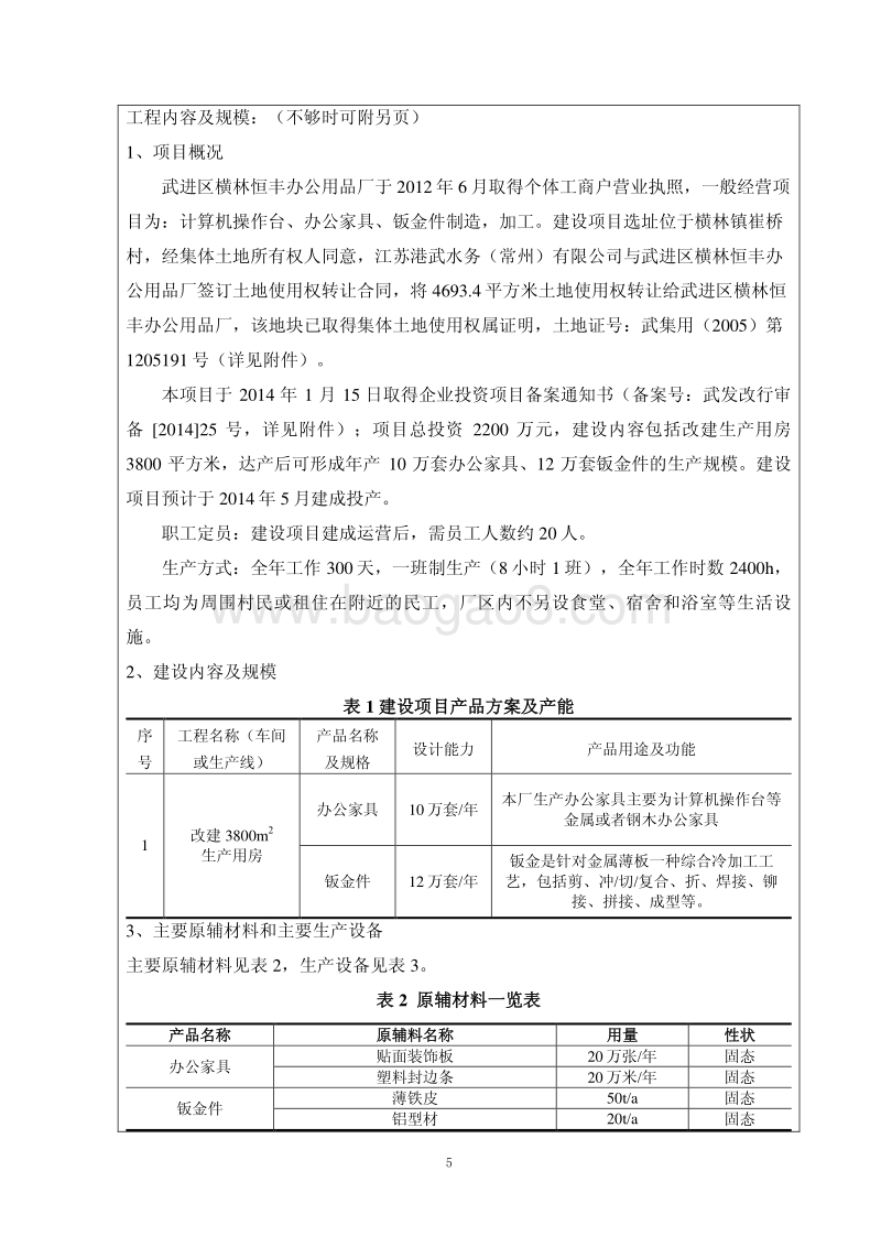 XX办公用品厂 环境影响报告表.pdf_第5页