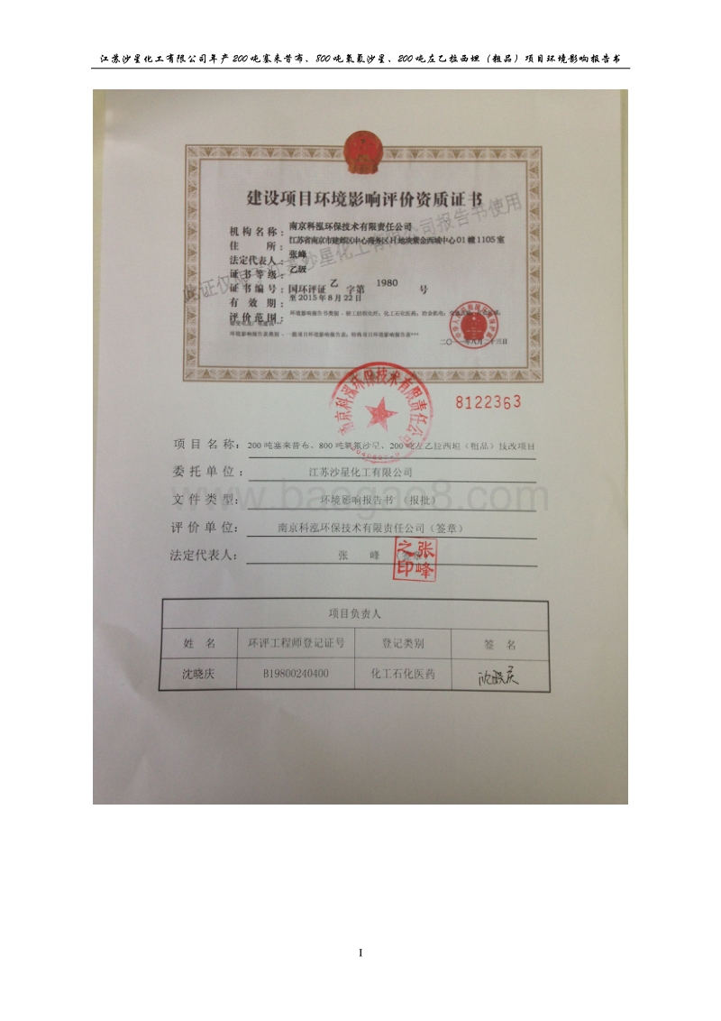 XX厂药物生产项目环境影响评估报告表.pdf_第1页