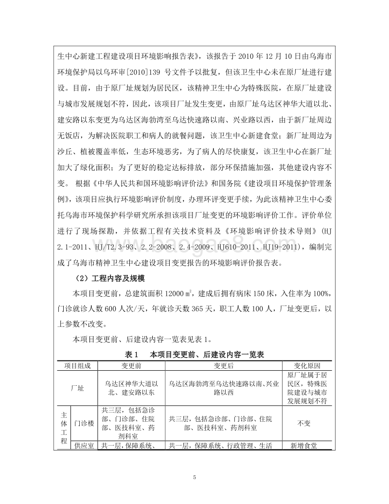 XX精神卫生中心项目环境影响评估报告书.pdf_第5页