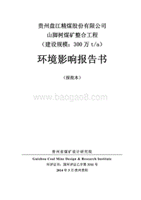 XX煤矿整合工程环境影响评估报告书.pdf