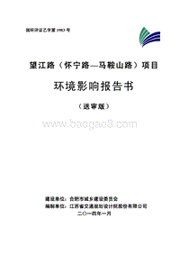 XX道路项目环境影响评估报告书.pdf