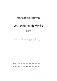 XX污水处理厂工程环境影响评估报告书.pdf