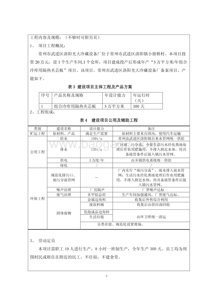 XX冷库用隔热夹芯板环境影响评价报告表.pdf_第5页