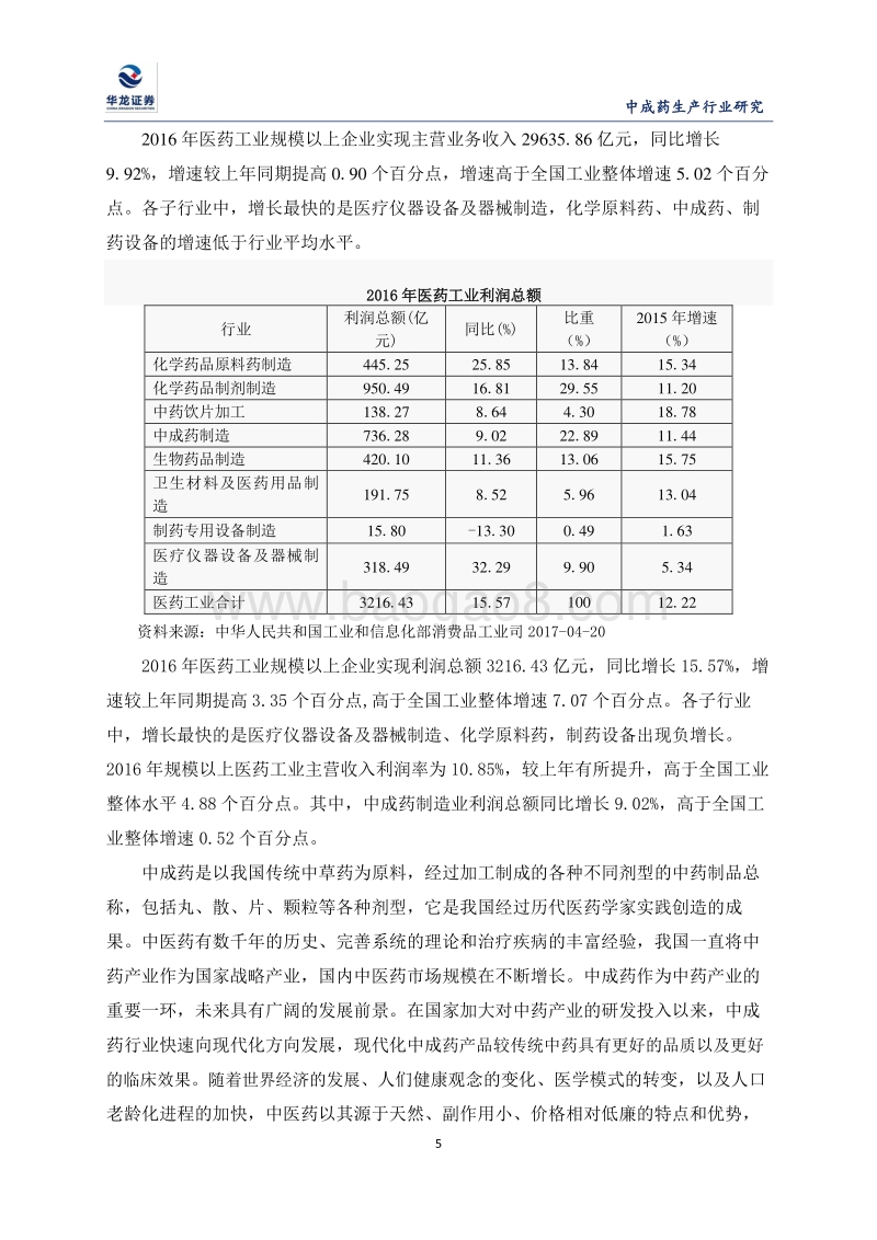中成药生产行业发展的现状及前景.pdf_第5页