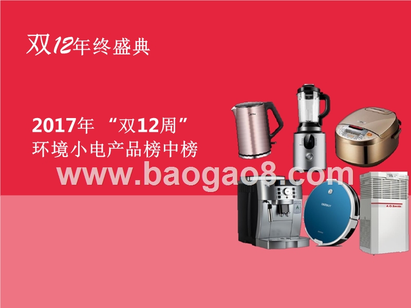 2017双12环境小电产品榜中榜.pptx_第1页