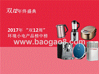 2017双12环境小电产品榜中榜.pptx