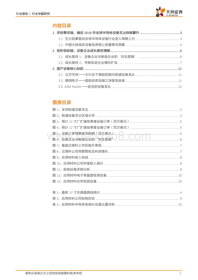 半导体行业专题研究：再论半导体设备企业的需求拉动与成长路径.pdf_第2页