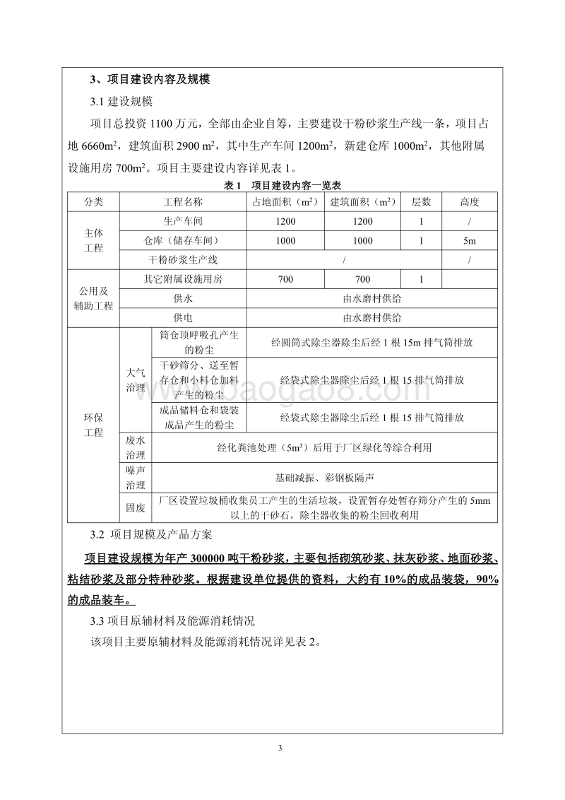 XX厂干粉砂浆建设项目环境影响评价报告表.pdf_第5页