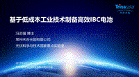 3 基于低成本工业技术制备高效IBC电池-冯志强.pdf