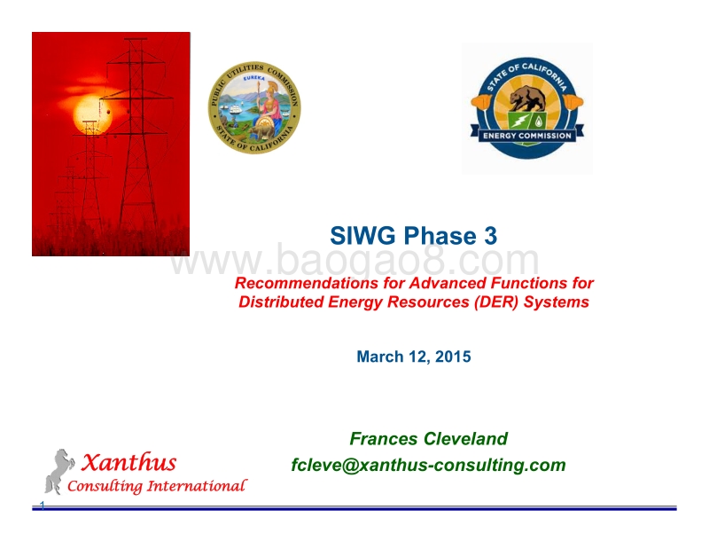 Clevland SIWG_Phase_3_Advanced_DER_Functions_2015-03-12.pdf_第1页