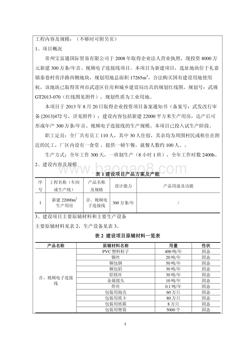 XX制造公司环境影响评价报告表.pdf_第4页