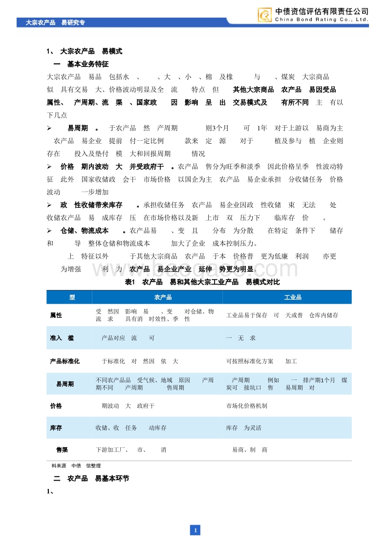 大宗农产品贸易研究专题：行业经营模式及风险特征分析.pdf_第2页