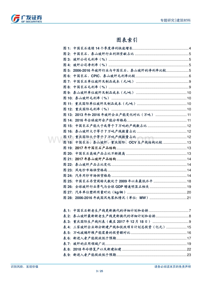 高端制造新材料系列报告之二：玻纤行业：结构重塑，景气向上.pdf_第3页