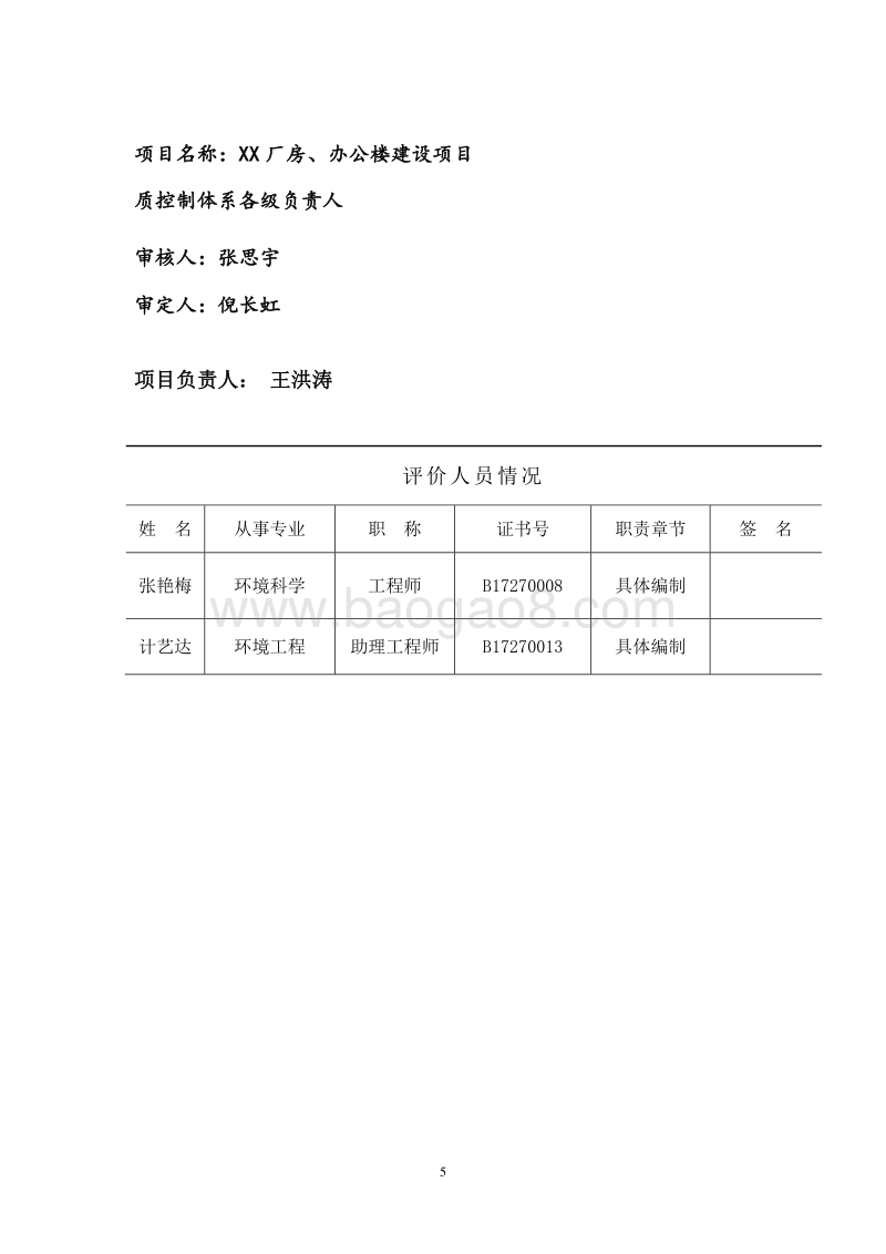 XX办公楼建设项目环境影响评价报告表.doc_第5页