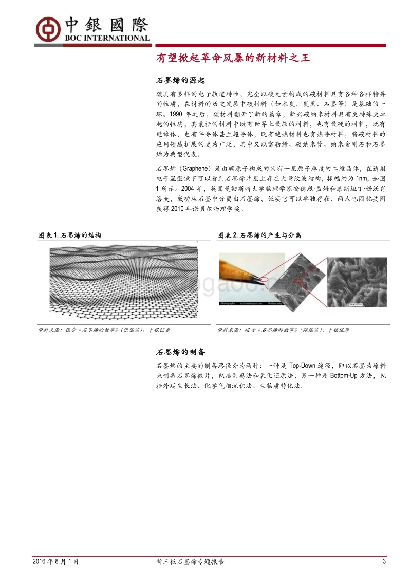 新三板石墨烯专题报告：“奇迹材料”的路与远方.pdf_第3页
