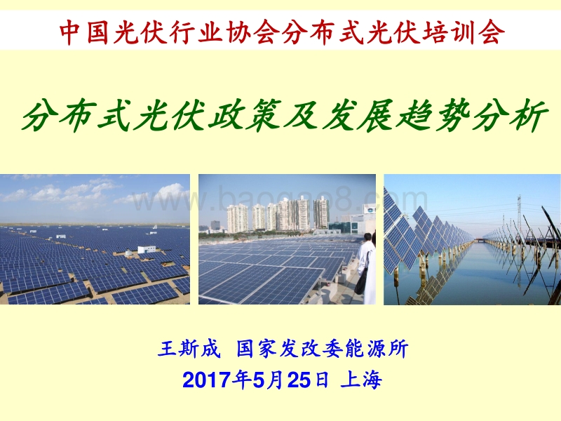 1. 分布式光伏培训-王斯成.pdf_第1页