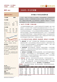 2018年一号文件前瞻：乡村振兴下的农业投资机会.pdf
