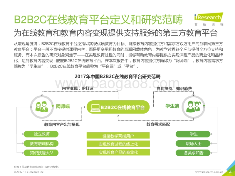 2017年中国B2B2C在线教育平台行业研究报告.pdf_第4页