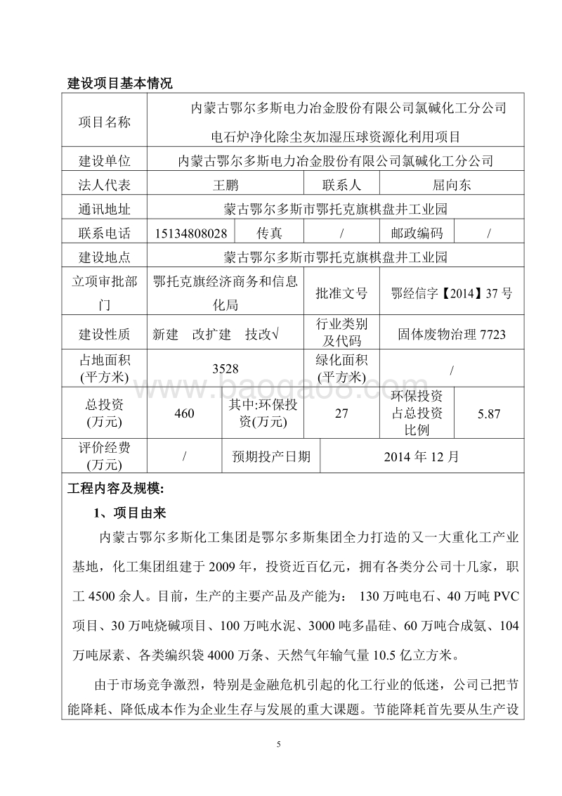 XX电力冶金股份有限公司环境影响评价报告表.pdf_第5页