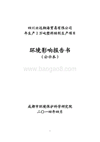 XX仓储塑料助剂生产项目环境影响评价报告书.pdf