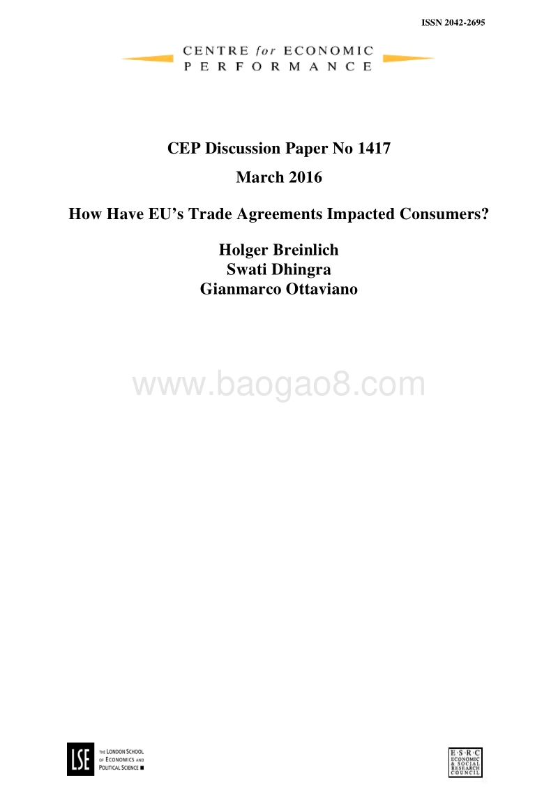 欧盟的贸易协定对消费者有何影响？（英文版）.pdf_第1页