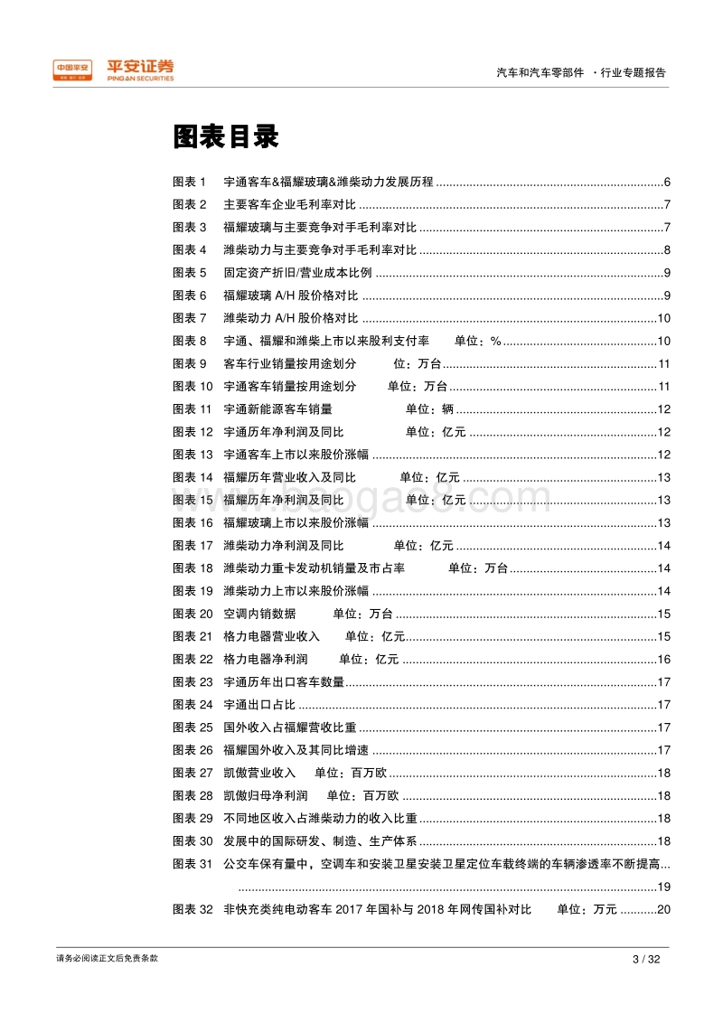 2018汽车和汽车零部件行业专题报告：俯视天花板，总有更高处——关于宇通、福耀、潍柴的对比研究.pdf_第3页