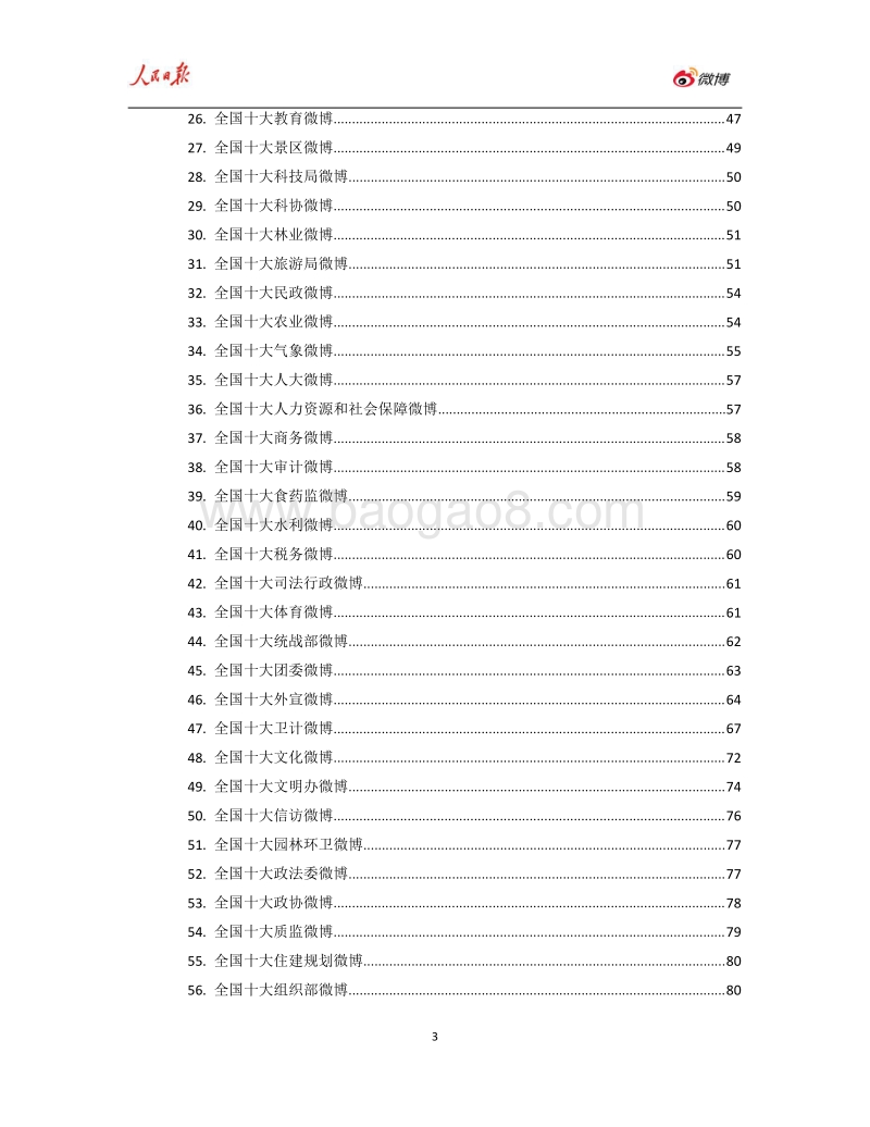 2017年年度人民日报·政务指数微博影响力报告.pdf_第3页