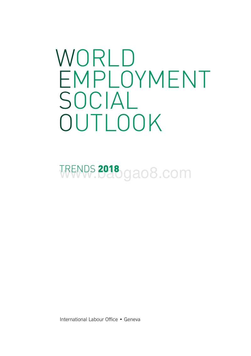 世界就业和社会展望：2018趋势（英文版）.pdf_第2页