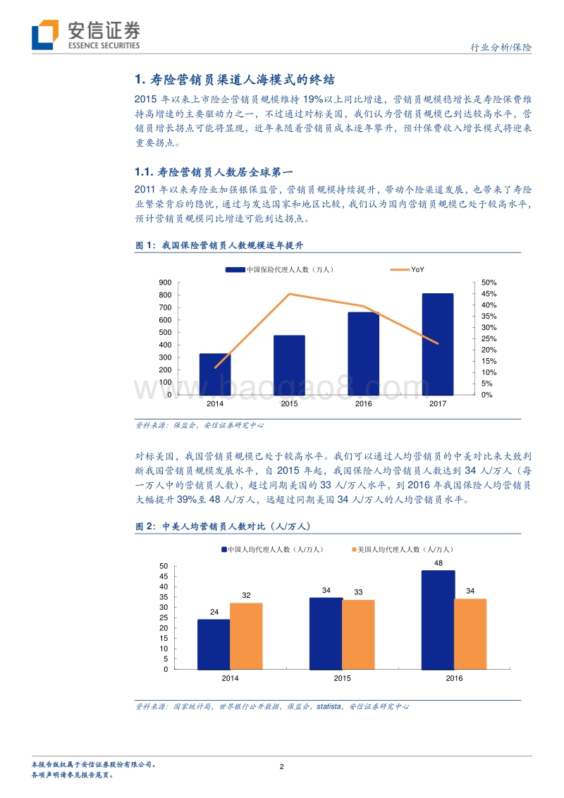 2018保险灰犀牛系列之三：寿险公司保费收入的增长模式分析.pdf_第2页