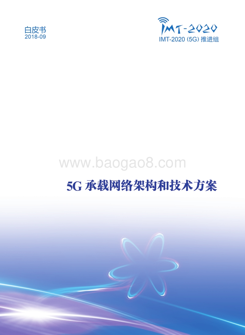5G承载网络架构和技术方案白皮书.pdf_第1页