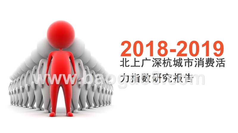 2018-2019北上广深杭城市消费活力指数研究报告.pptx_第1页