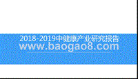 2018-2019中健康产业研究报告.pptx