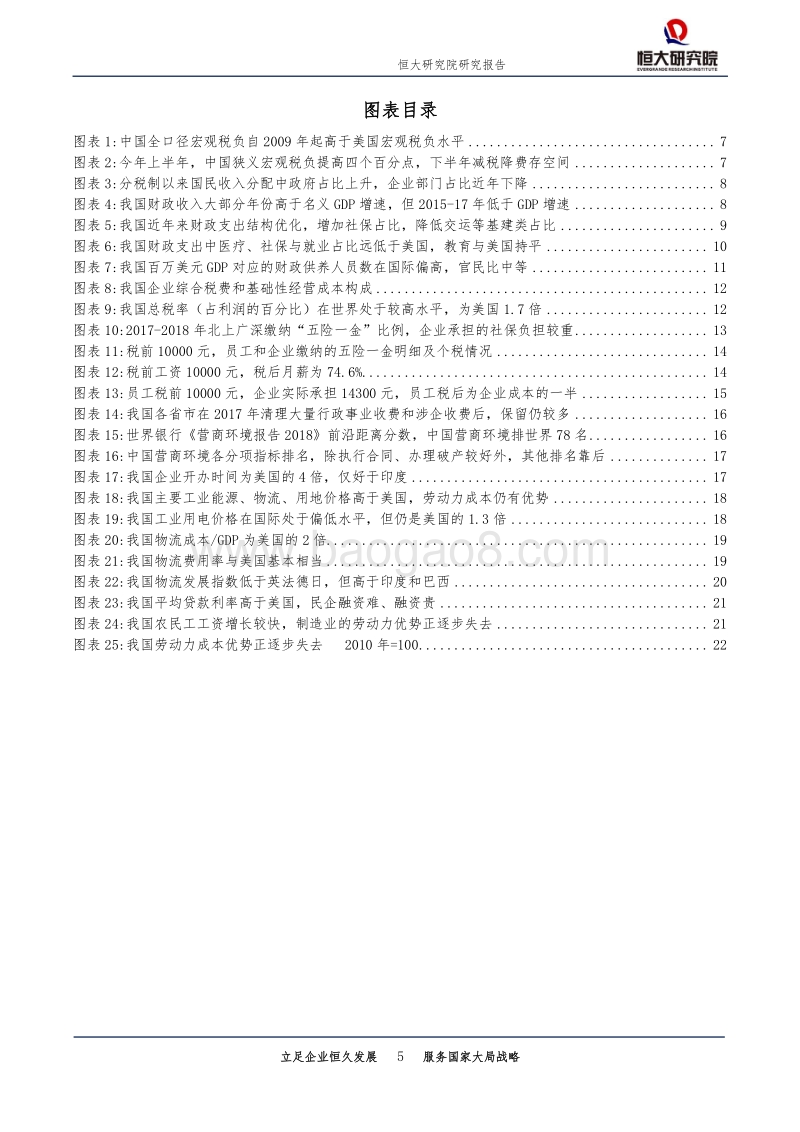 是该减税了：中美税负和基础性成本比较.pdf_第5页