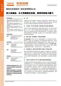 新时代区域经济一体化系列研究之五：西三角崛起：分工明确错位发展，教育科研助力腾飞.pdf