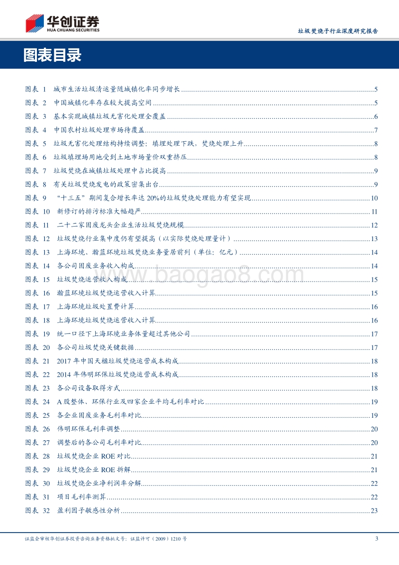 垃圾焚烧子行业深度研究报告：从政策、财务、盈利因子多角度剖析.pdf_第3页