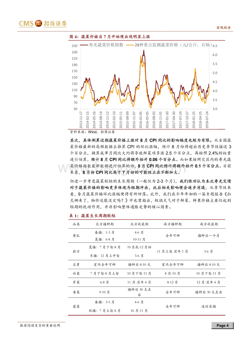 通胀问答系列之五：寿光水灾，CPI会怎么反应？.pdf_第4页