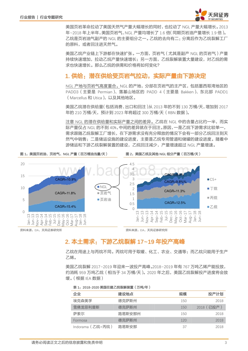 美国NGL产业链：页岩新力量，烯烃革命者.pdf_第3页