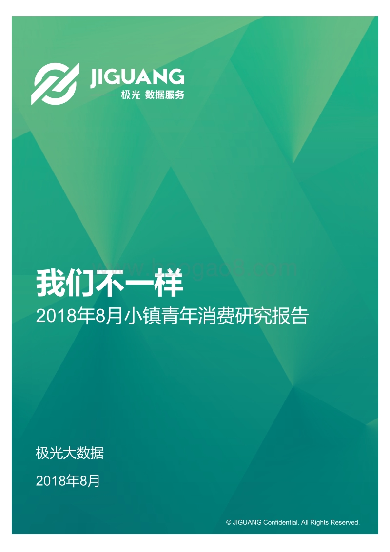 2018年8月小镇青年消费研究报告：我们不一样.pdf_第1页