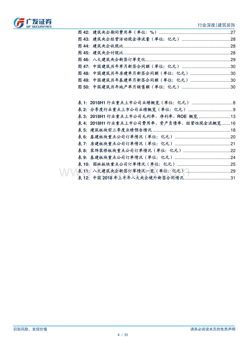 建筑行业2018中报总结：盈利水平稳步提升，业绩增速结构性分化.pdf_第4页