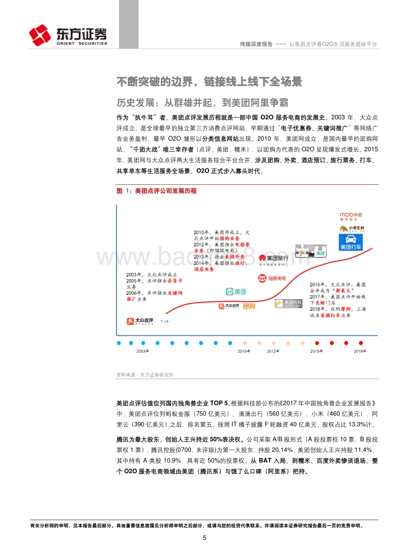 O2O行业研究系列之一：以美团点评看O2O生活服务超级平台.pdf_第5页