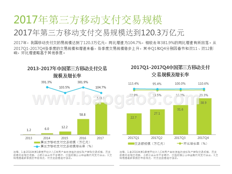2017-2018年中国第三方支付年度数据发布研究报告.pptx_第2页