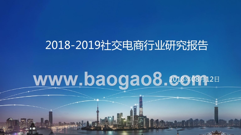 2018-2019社交电商行业研究报告.pptx_第1页