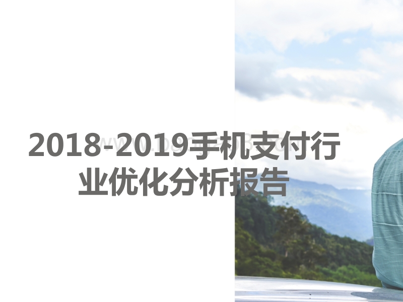 2018-2019手机支付行业优化分析报告.pptx_第1页