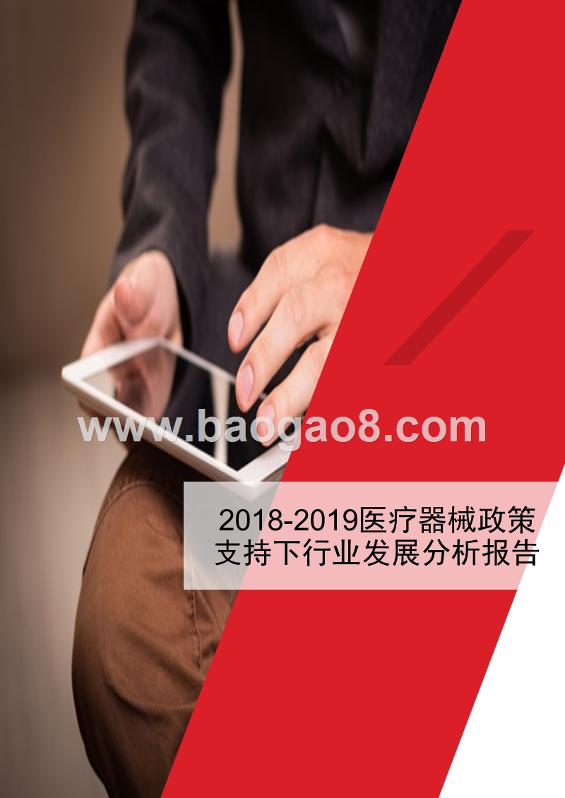 2018-2019医疗器械政策支持下行业发展分析报告.pptx_第1页