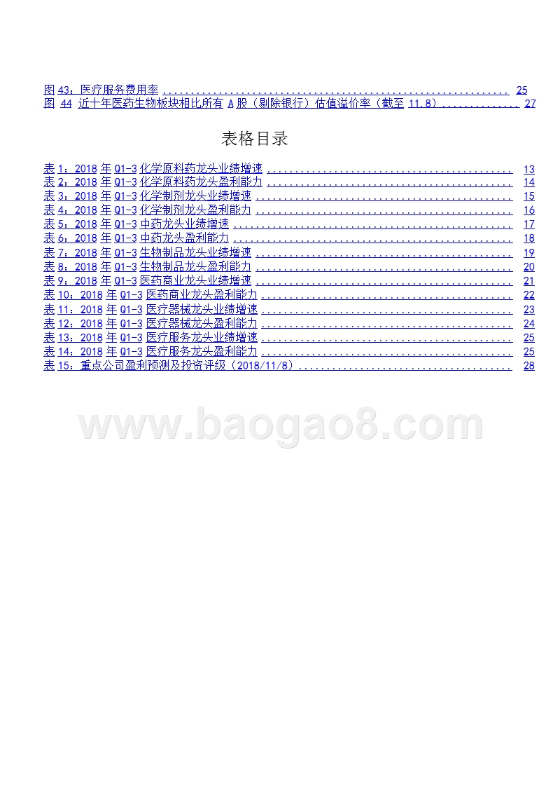 2018年Q3医药生物行业业绩分析报告.pptx_第5页