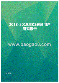 2018-2019年K2教育用户研究报告.pptx