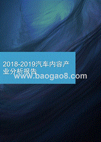 2018-2019汽车内容产业分析报告.pptx