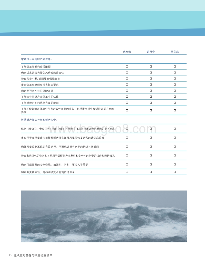 台风应对准备与响应检查清单.pdf_第2页