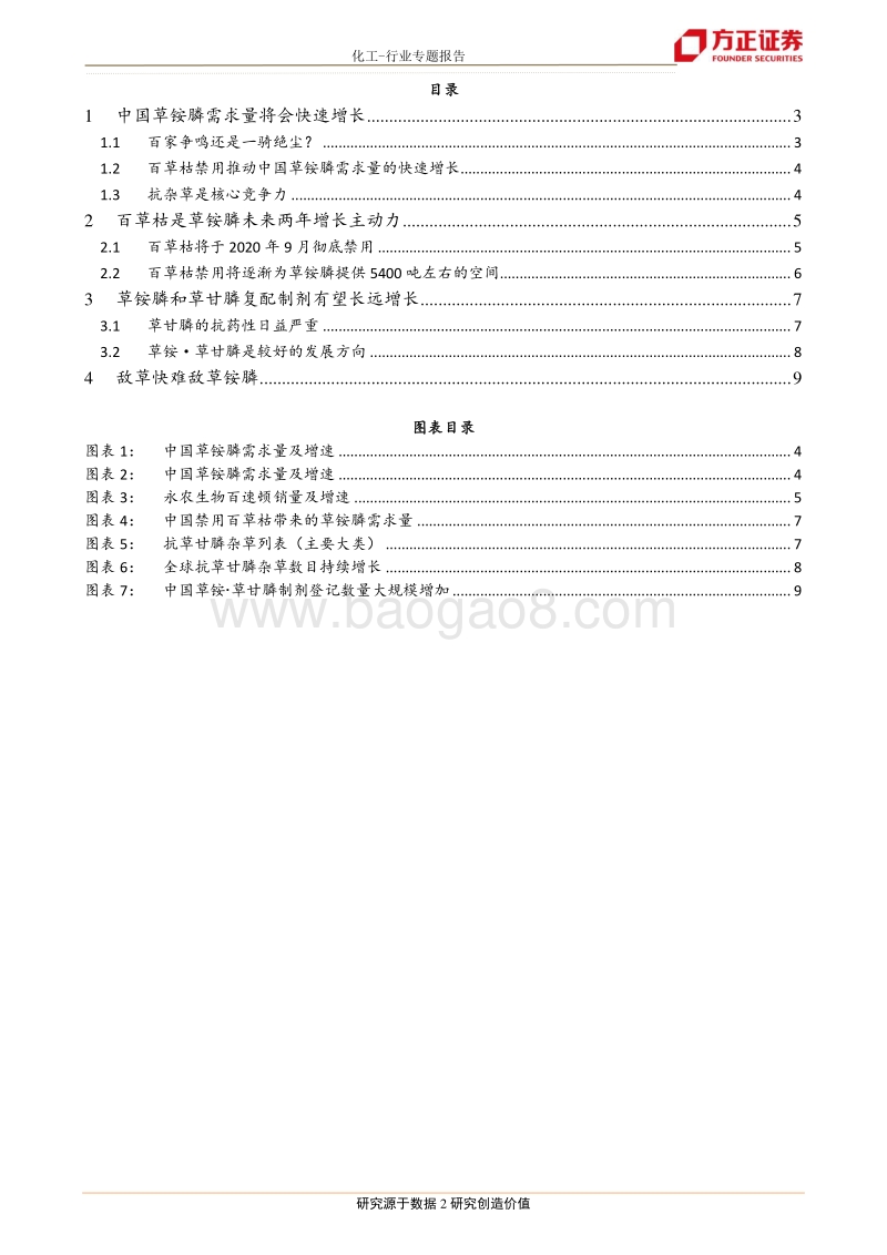 草铵膦深度之一：论草铵膦内需增长的持续性.pdf_第2页